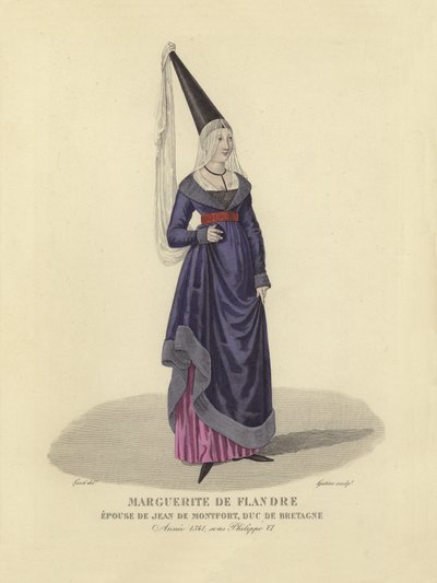 Marguerite de Flandre - French School