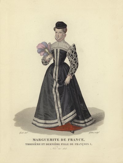 Marguerite de France, troisième et plus jeune fille du roi François Ier de France - French School