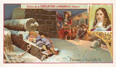 Le maréchal Turenne dormant sur un canon à la veille d