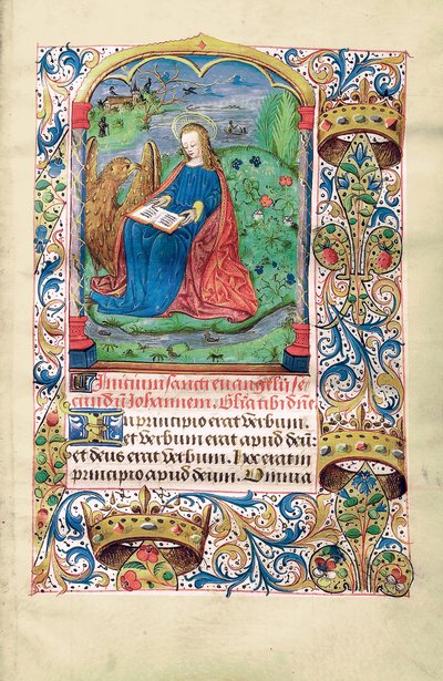 Marie-Madeleine dans le désert, illustration du "Livre d