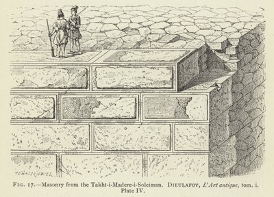 Maçonnerie du Takht-i-Madere-i-Soleiman - French School