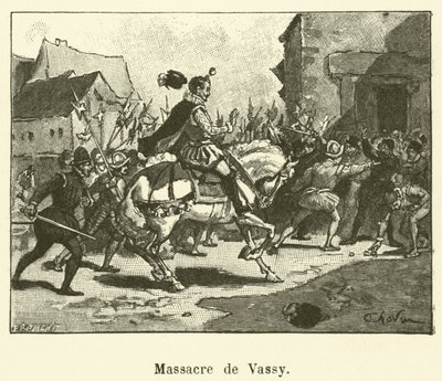 Massacre de Vassy - French School