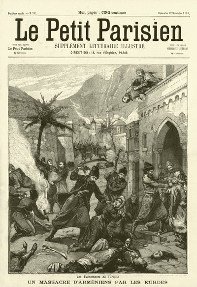 Massacre des Arméniens par les Kurdes en Turquie - French School