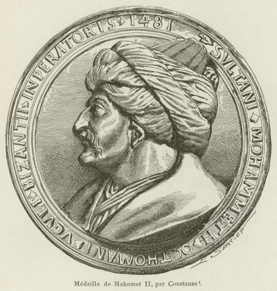 Medaille de Mahomet II, par Constanzo - French School
