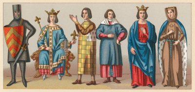 Costume du Moyen Âge - French School