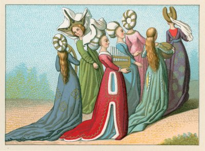 Costume du Moyen Âge - French School
