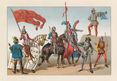 Costume du Moyen Âge - French School