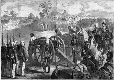 Exécution militaire des révoltés indiens par l