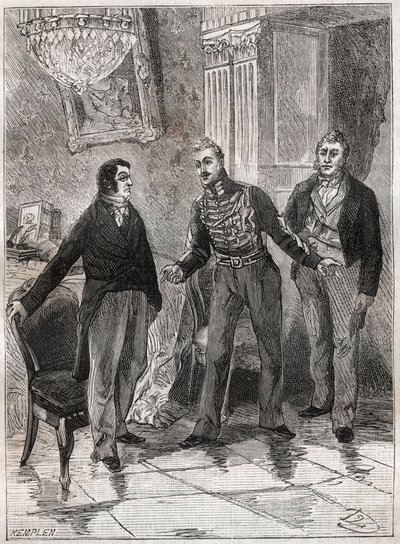 Monarchie de Juillet - novembre 1834 - Adolphe Thiers (1797-1897) chez le duc d