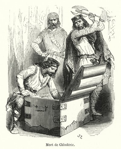 Mort de Chloderic - French School