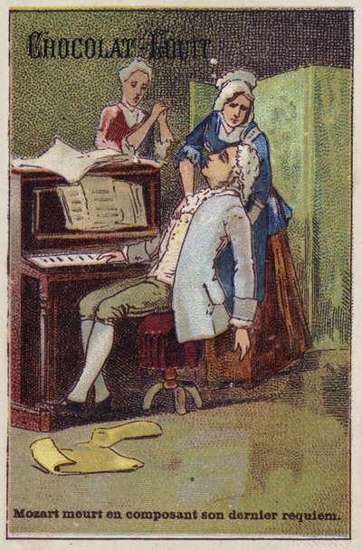 Mozart meurt en composant son dernier requiem - French School