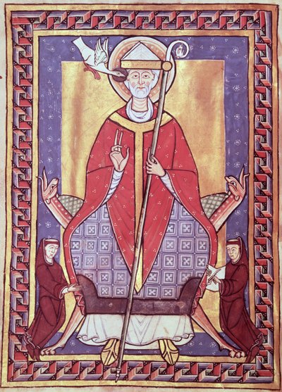 Saint Grégoire, extrait de ses œuvres - French School