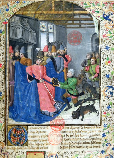 Ms 3717 Chasseur présentant à l
