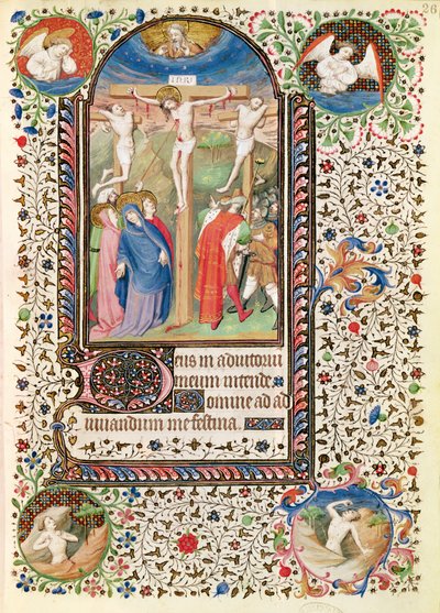 Ms 547 fol.26 Crucifixion, d