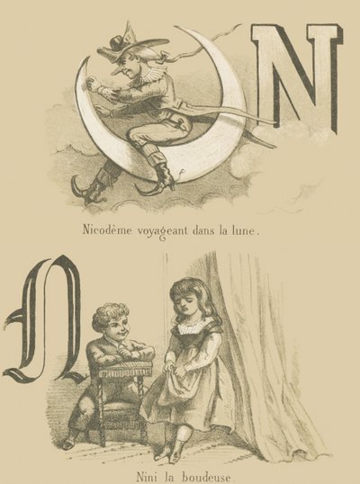 Nicodème voyageant dans la lune/Nini la Décharge - French School