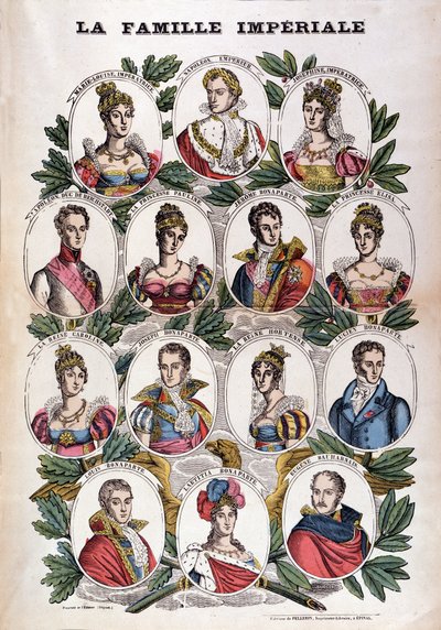 Napoléon Bonaparte et sa famille - French School