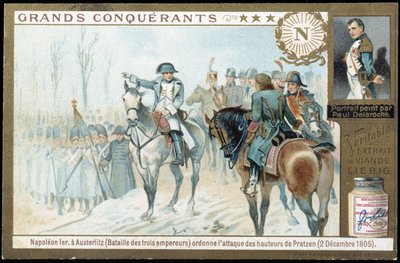 Napoléon à Austerlitz ordonne l