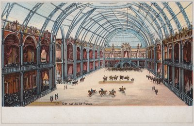 Nef du Grand Palais, Exposition Universelle, Paris - French School
