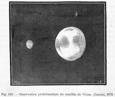 Observation problématique du satellite de Vénus (Cassini) - French School
