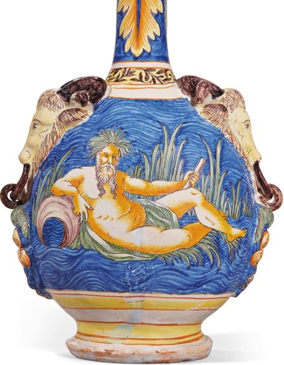 Un des deux gourdes, Nevers, c.1680-1700 - French School