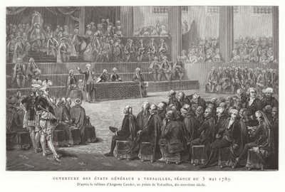 Ouverture des États généraux, Versailles, 5 mai 1789 - French School