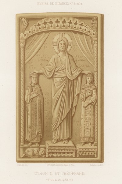 Otto II et Théophano - French School