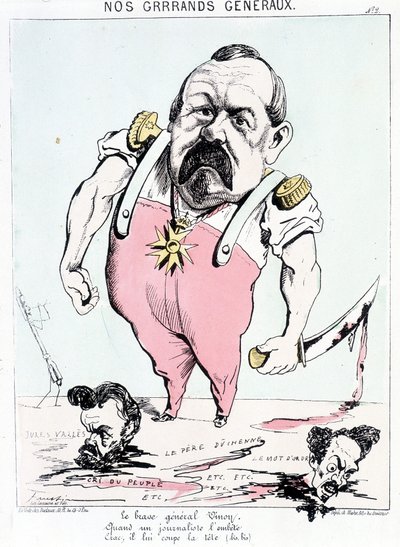 Nos grands généraux : le brave Général Vinoy quand un journaliste l