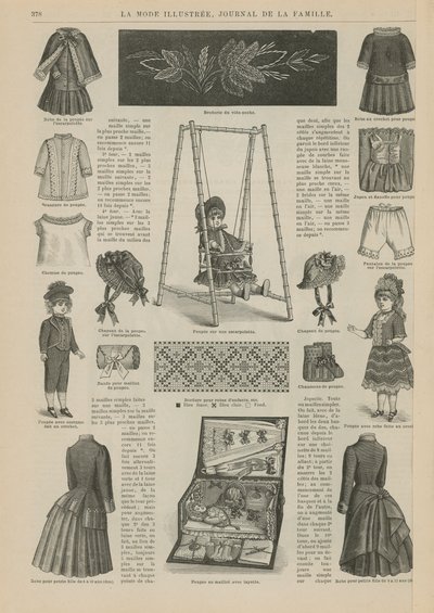 Page de La Mode Illustrée - French School