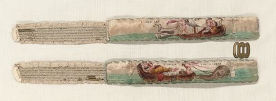 Paire de jarretières, vers 1770-90 - French School