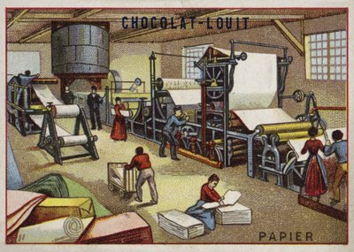 Fabrication de papier - French School