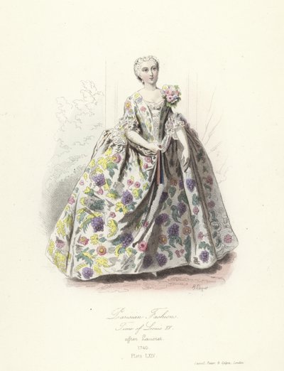 Modes parisiennes, époque de Louis XV - French School
