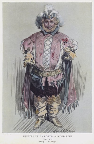 Paul Clerget dans le rôle-titre de Falstaff - French School