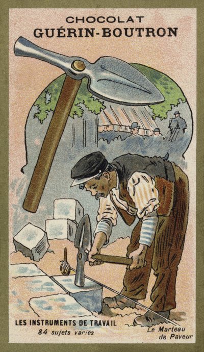 Marteau de paveur - French School