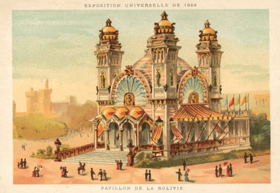 Pavillon de la Bolivie, Exposition Universelle 1889, Paris - French School