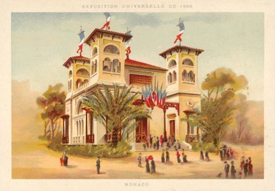 Pavillon de Monaco, Exposition Universelle 1889, Paris - French School