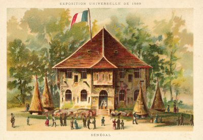 Pavillon du Sénégal, Exposition Universelle 1889, Paris - French School