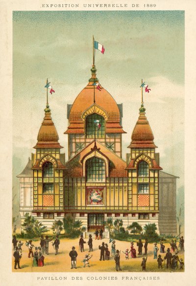 Pavillon des Colonies françaises, Exposition Universelle 1889, Paris - French School