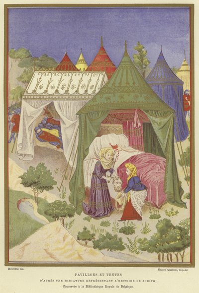 Pavillons et tentes - French School