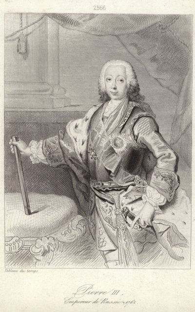 Pierre III de Russie - French School