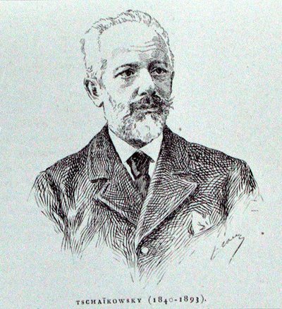 Piotr Ilitch Tchaïkovski (1840-93), illustration de 