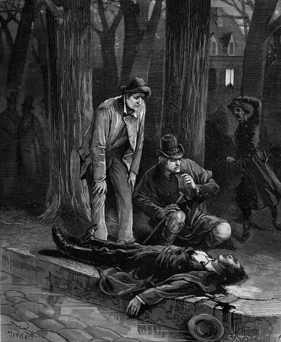 Philippe Lebon, ingénieur français, mort de 13 coups de couteau en traversant les Champs Élysées à Paris où il était allé assister au sacre de Napoléon en 1804. dans « Histoire populaire des sciences, inventions et découvertes des premiers siècles à nos jo - French School