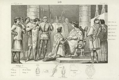 Philippe VI de Valois rend hommage à Édouard III d