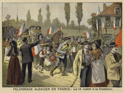 Pèlerinage des Alsaciens en France, 14 juillet 1897 - French School