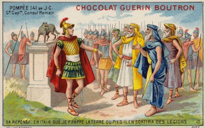 Pompée le Grand, général et consul romain - French School