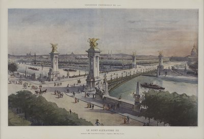 Pont Alexandre III, Exposition Universelle 1900, Paris - French School