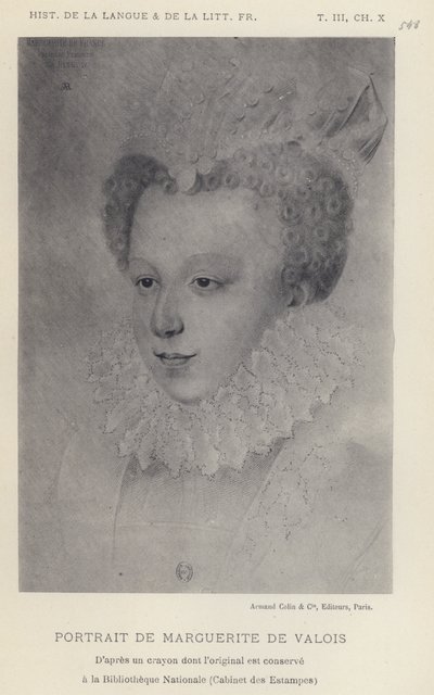 Portrait de Marguerite de Valois - French School