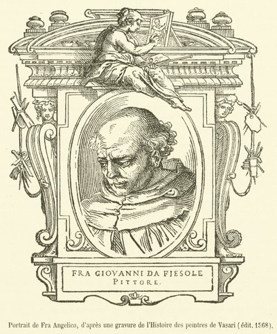 Portrait de Fra Angelico - French School