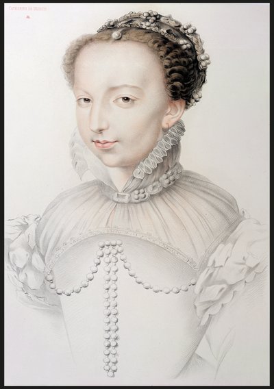 Portrait de Catherine de Médicis, fac-similé d