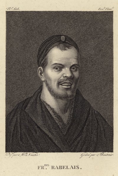 Portrait de François Rabelais - French School