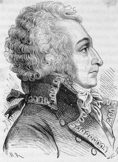 Portrait du général Alexandre vicomte de Beauharnais (1760-1794), accusé d